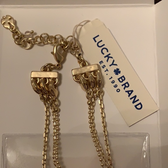 New in Box 3-in-1 Layered Lucky Brand Necklace - Picture 2 of 2